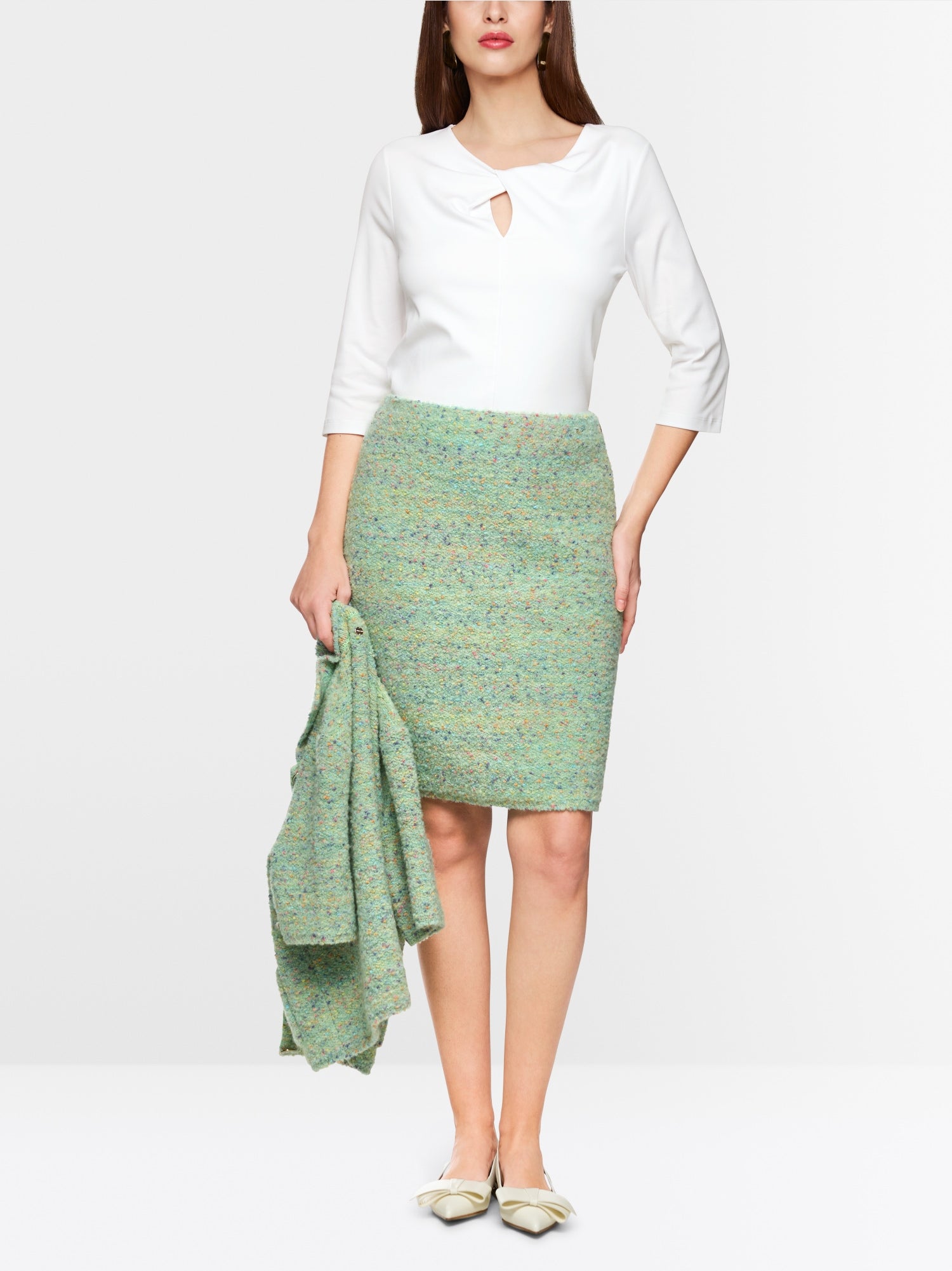 Shirt with knot detail