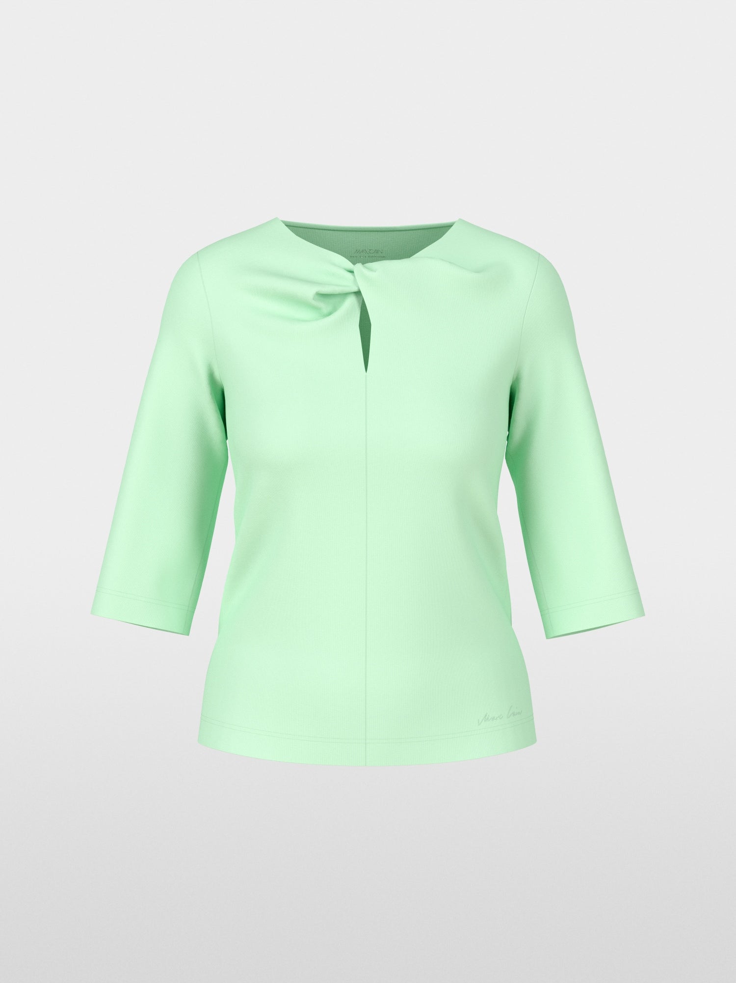 Shirt with knot detail