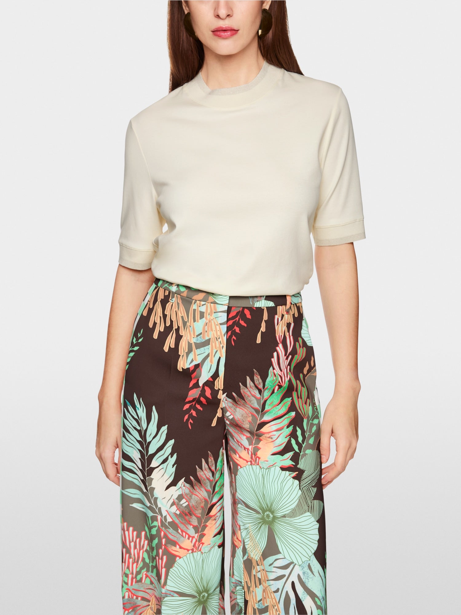 T-shirt with lurex details