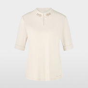 Shirt with sparkling flowers