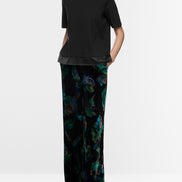 Shirt with silk trim