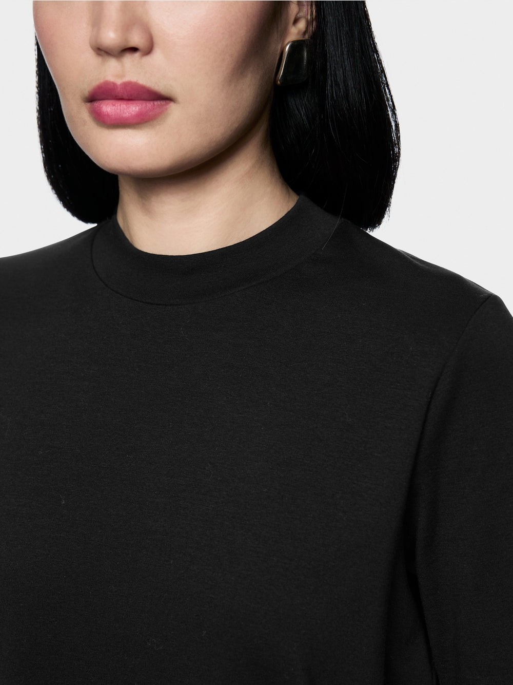 Shirt with silk trim