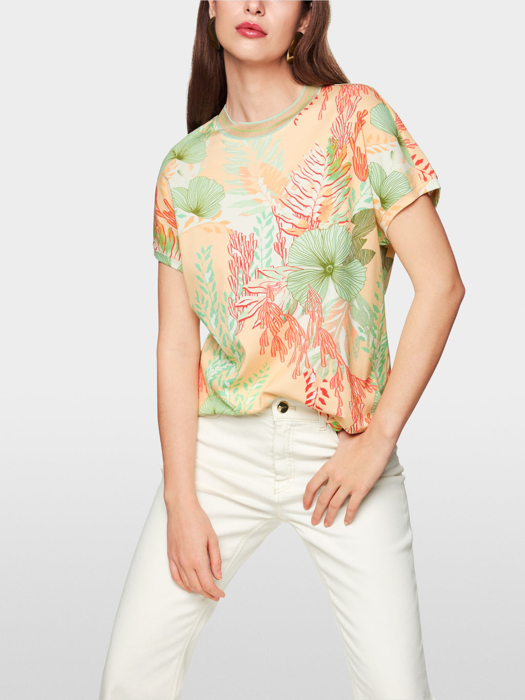 T-shirt with floral print