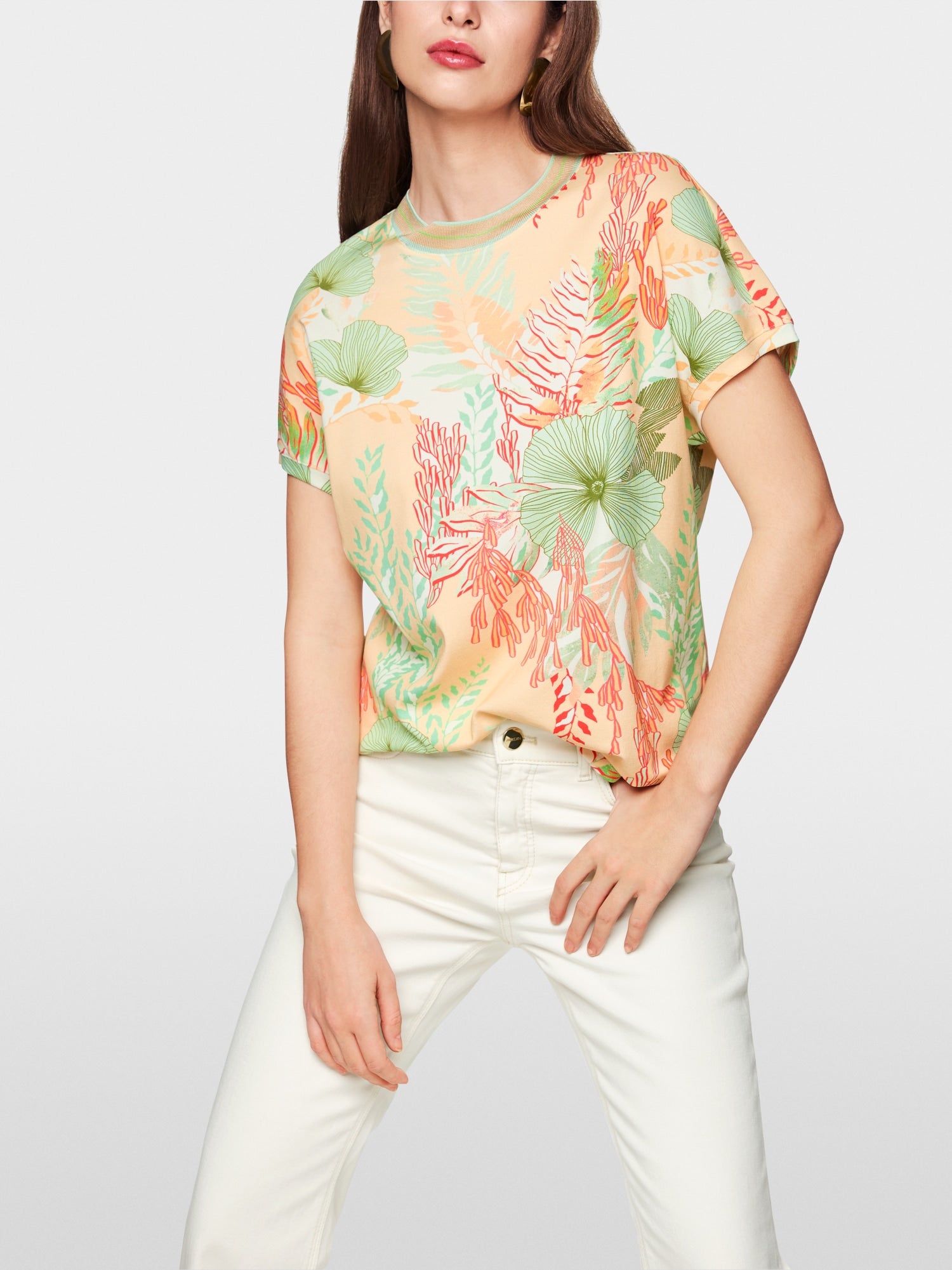 T-shirt with floral print