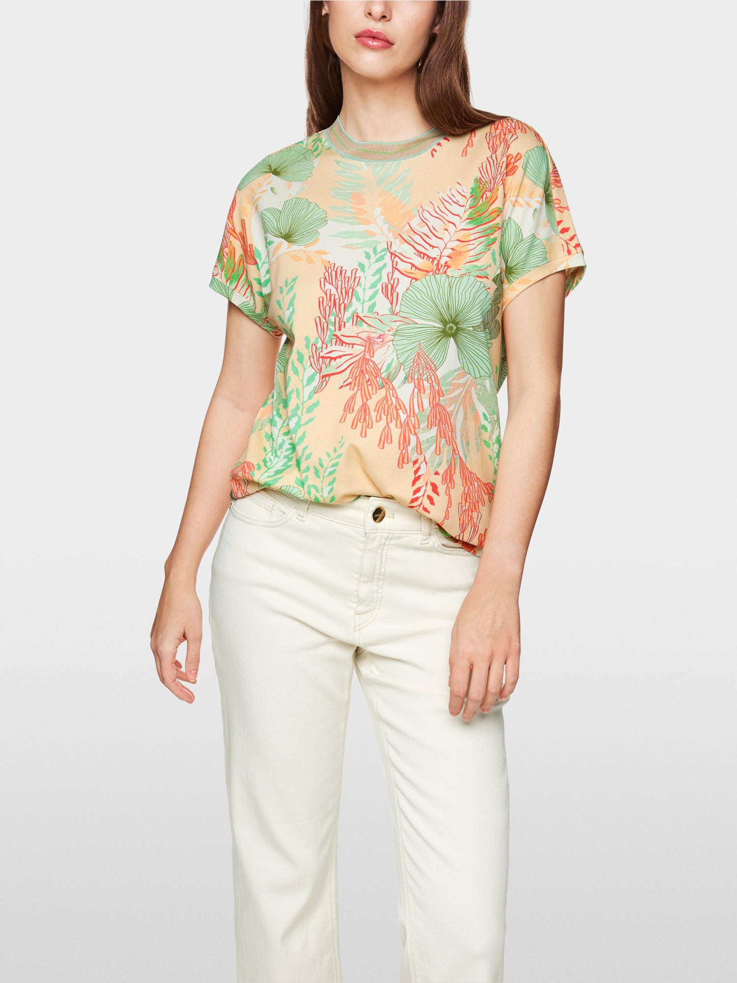T-shirt with floral print