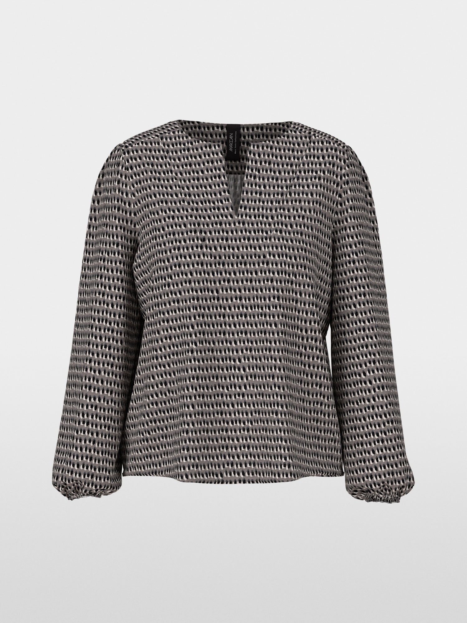 Viscose blouse with sprinkles print