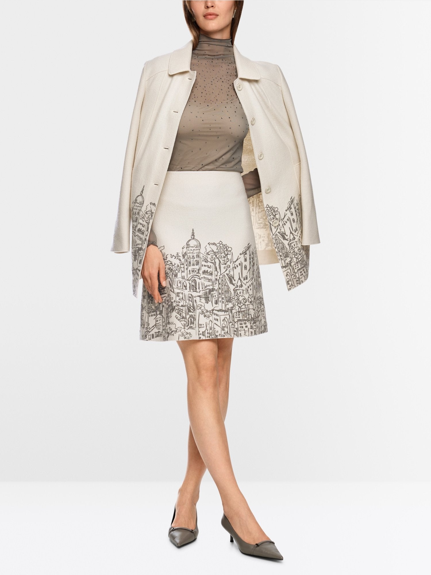 Knitted in Germany new wool skirt