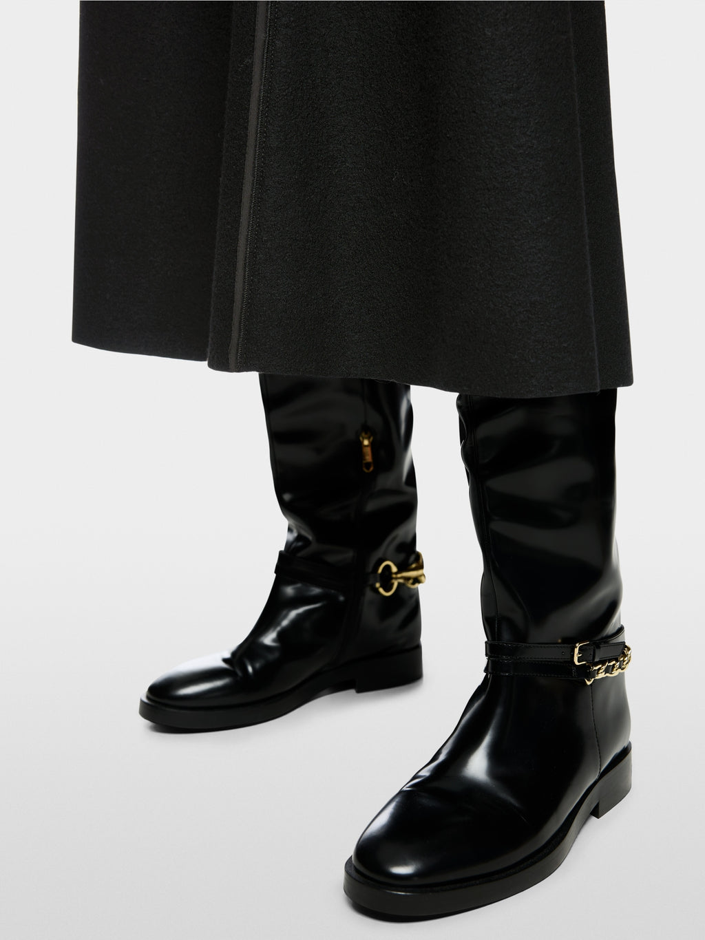 Knitted in Germany boiled wool skirt