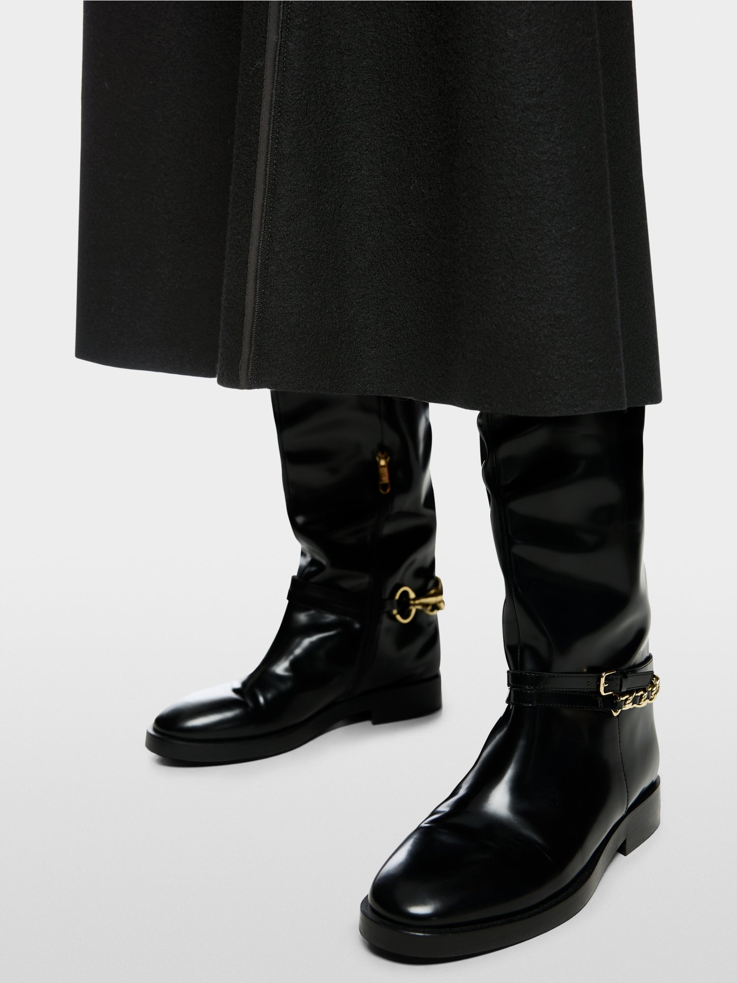 Knitted in Germany boiled wool skirt