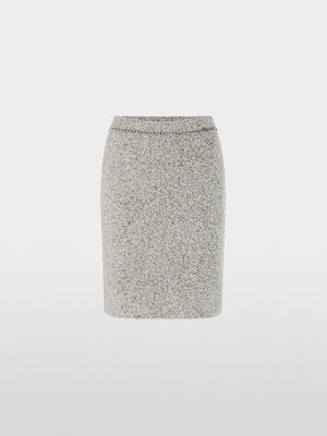 Knitted in Germany bouclé skirt