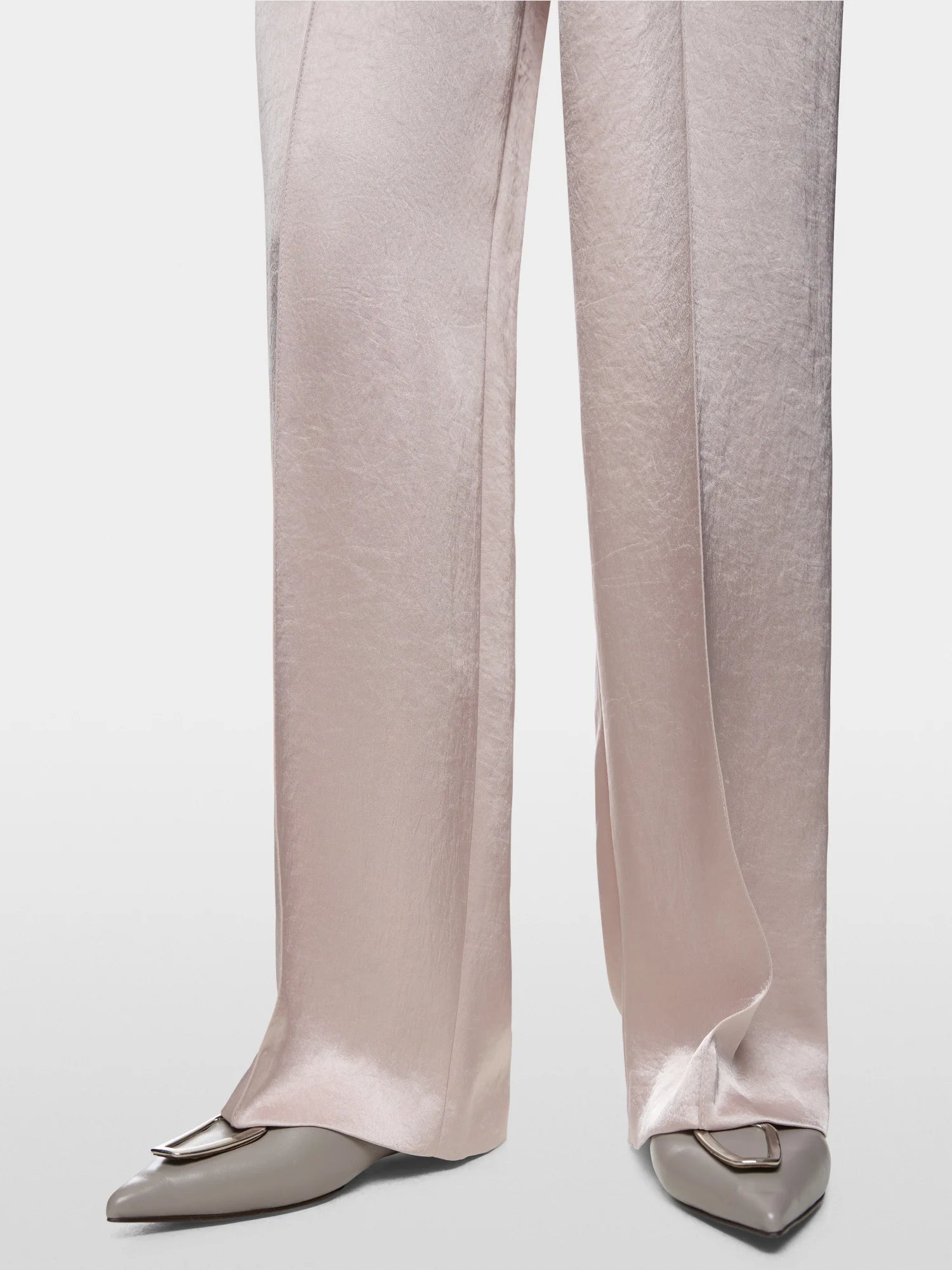 WUKARI trousers in hammered satin