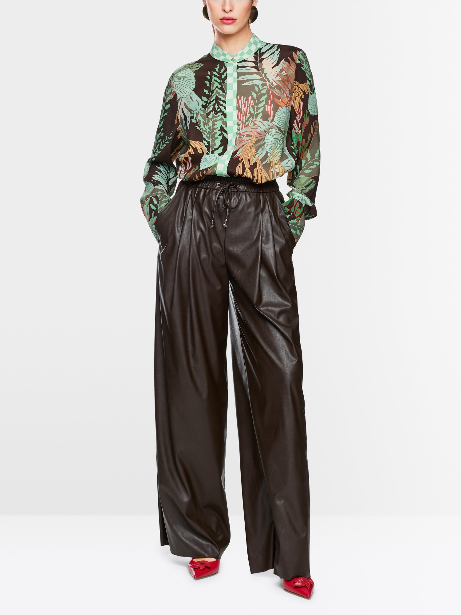 WINNIPEG faux leather trousers