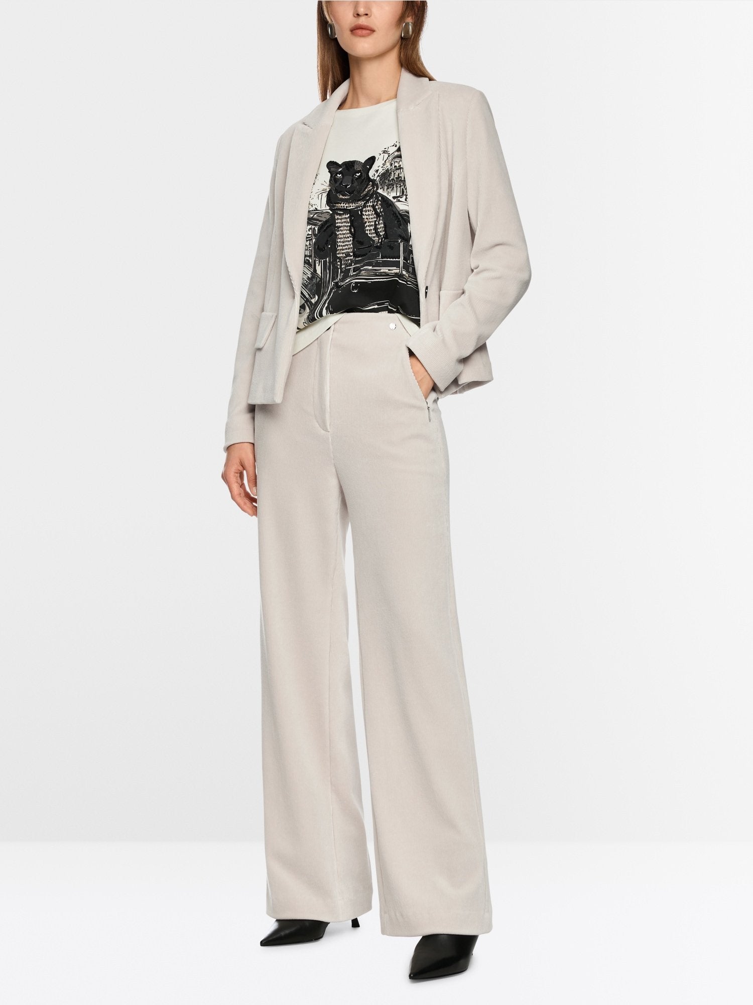 WELKOM wide corduroy trousers