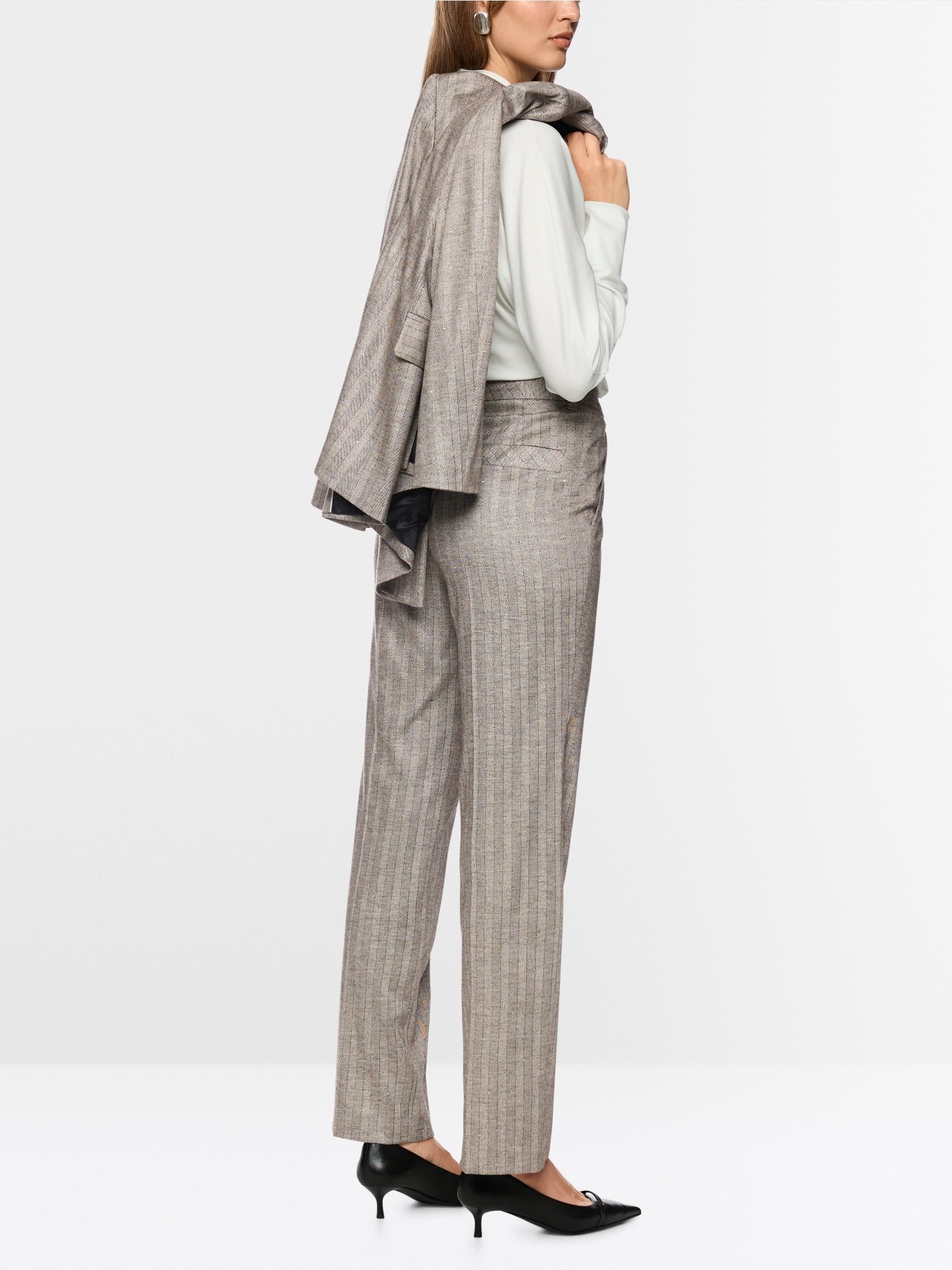 FENDOU striped trousers