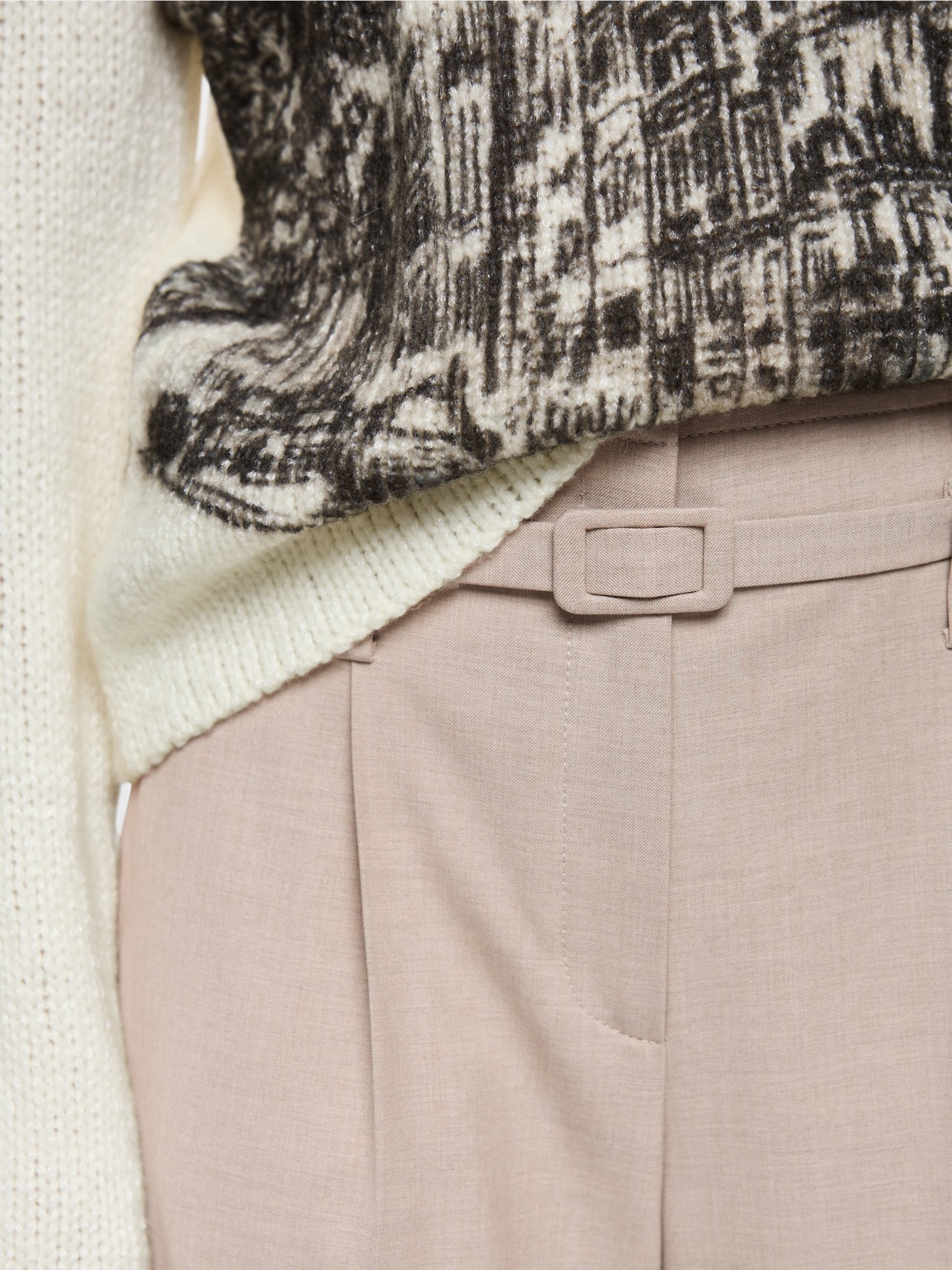 FAQUS trousers with high waist