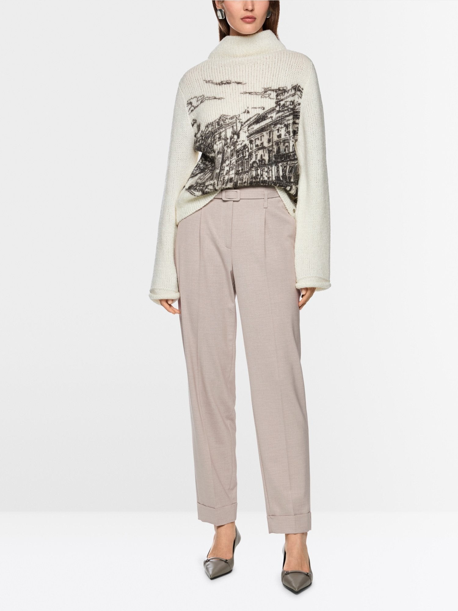 FAQUS trousers with high waist