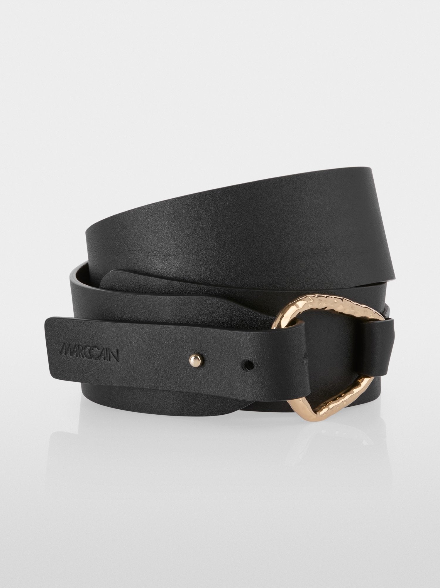 Leather waist belt