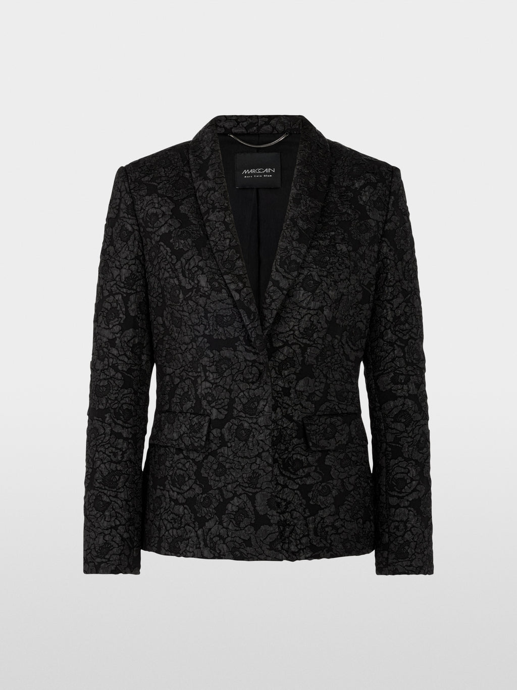 Blazer with floral pattern
