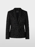 Blazer with floral pattern