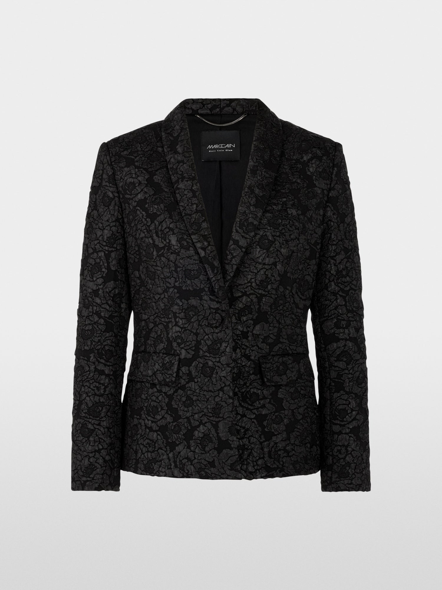 Blazer with floral pattern