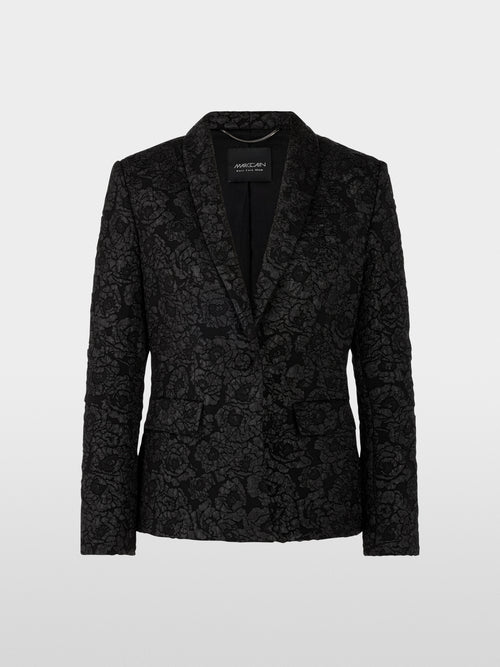 Blazer with floral pattern