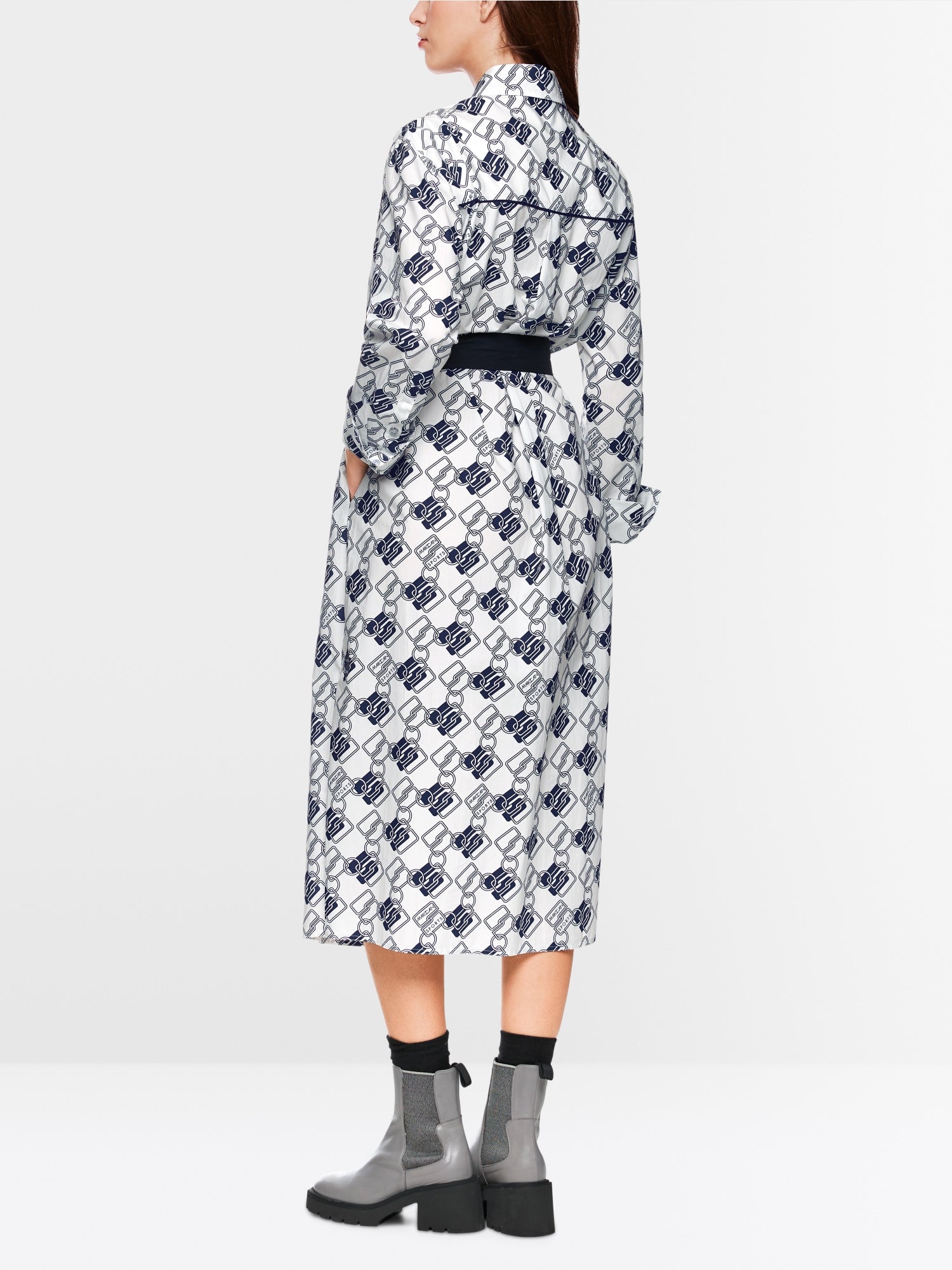 Printed midi dress