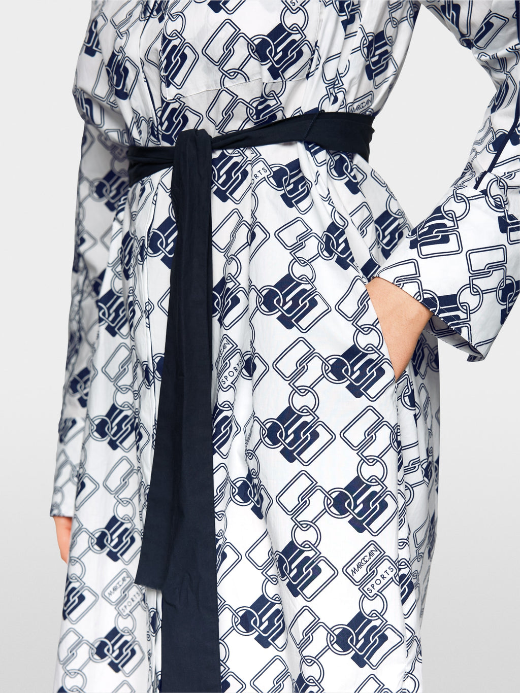 Printed midi dress