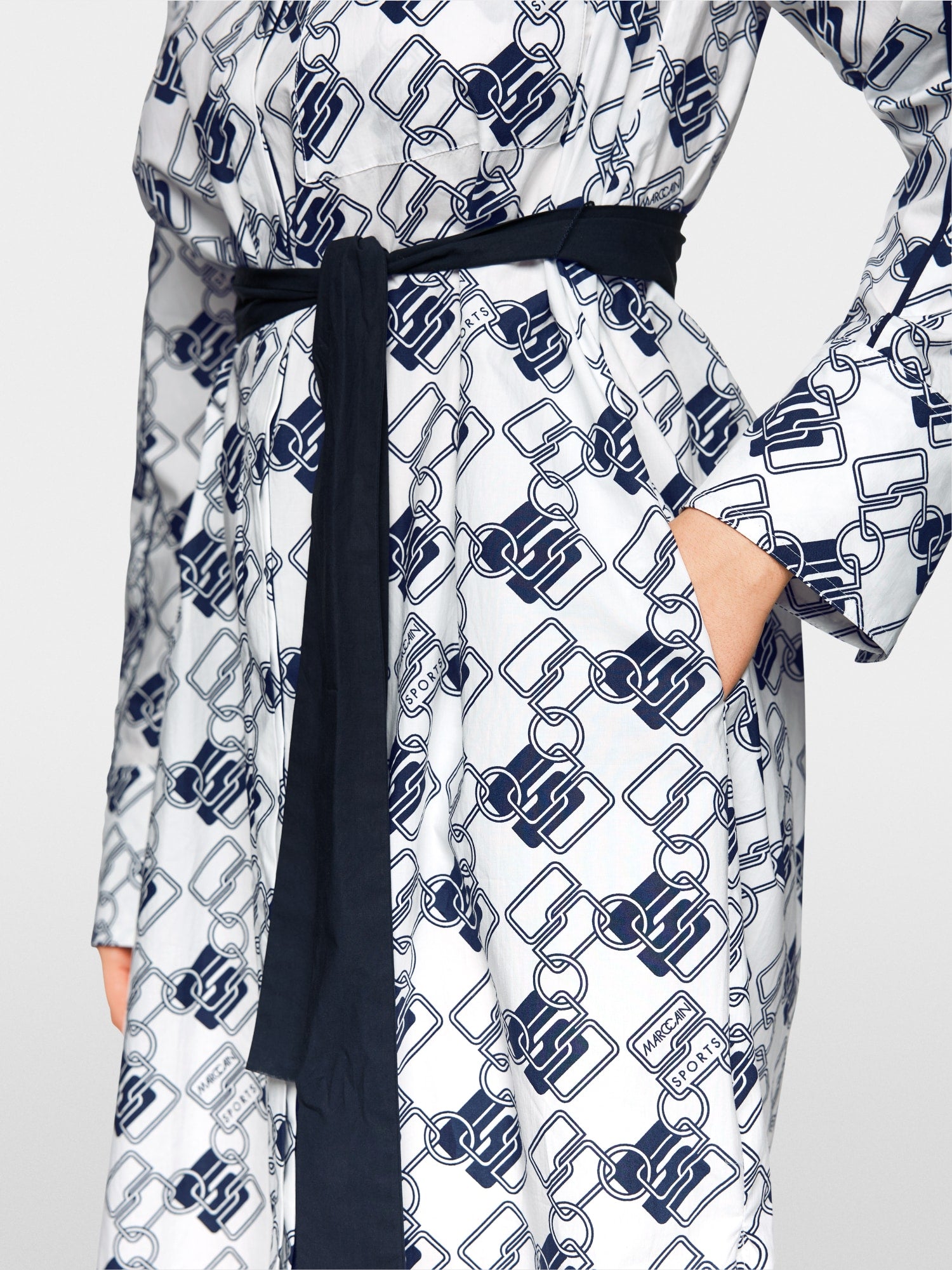 Printed midi dress