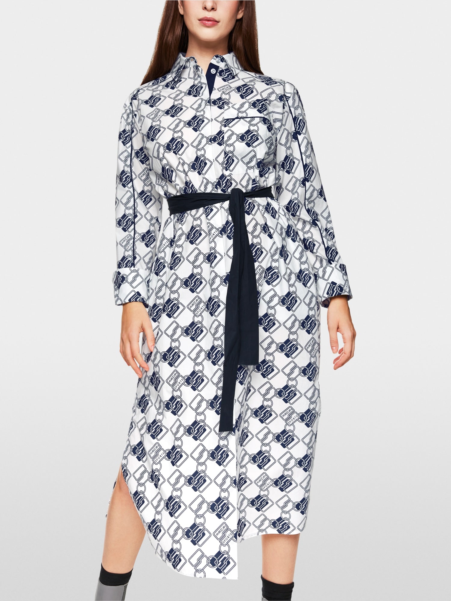 Printed midi dress