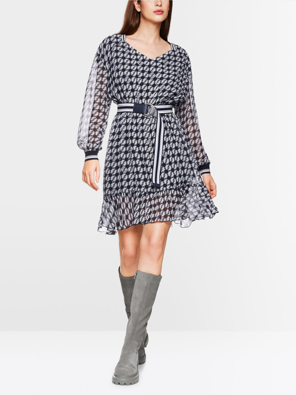 Mini dress with print