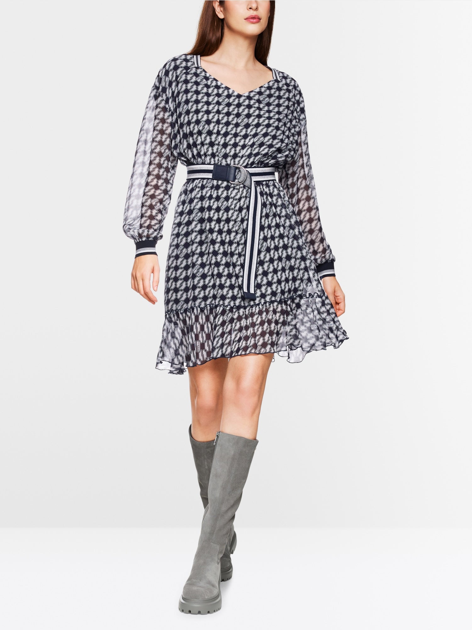 Mini dress with print
