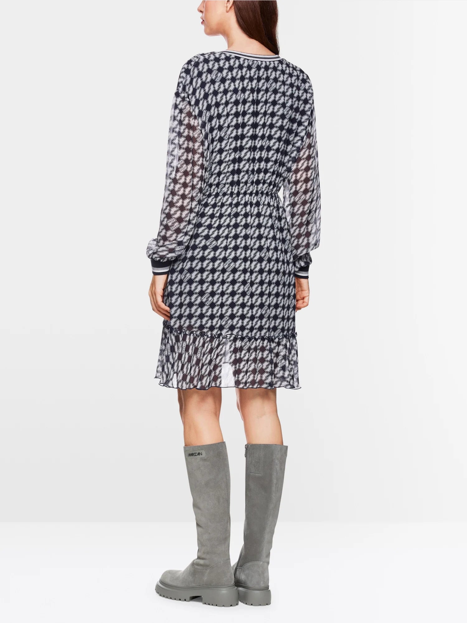 Mini dress with print