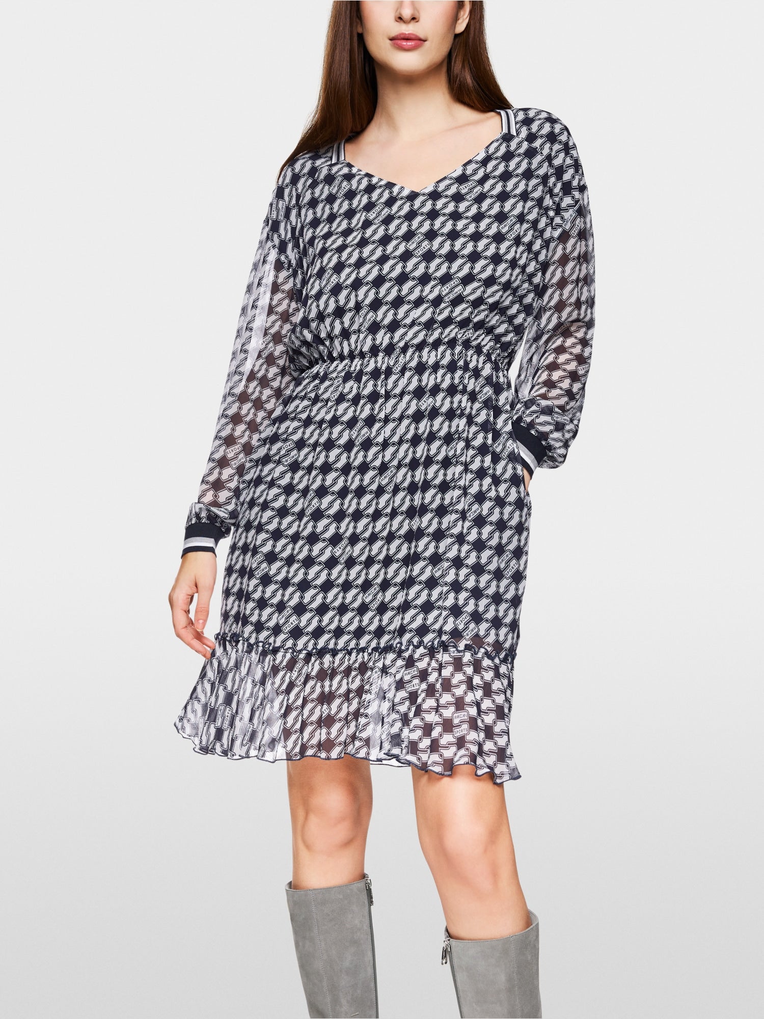 Mini dress with print