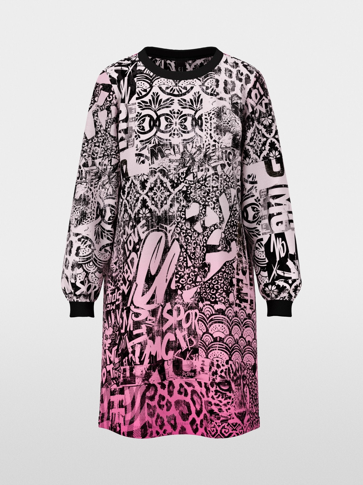 Dress with all-over print