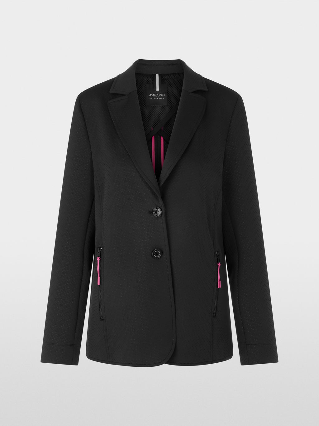 Sporty blazer in mesh look