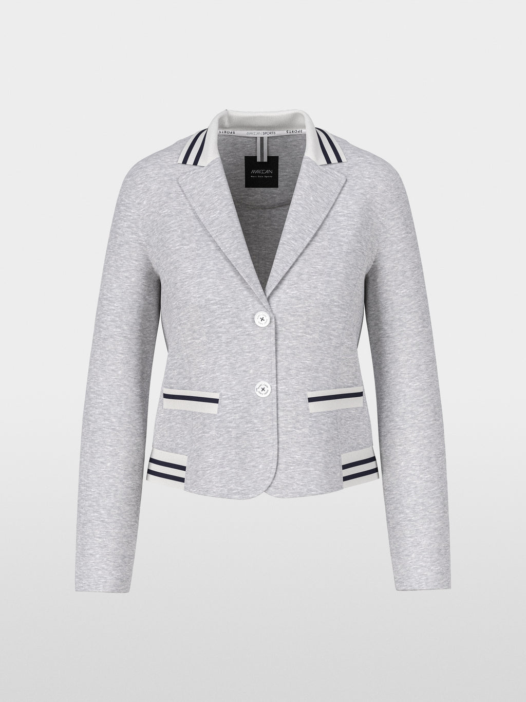 Fitted jersey blazer