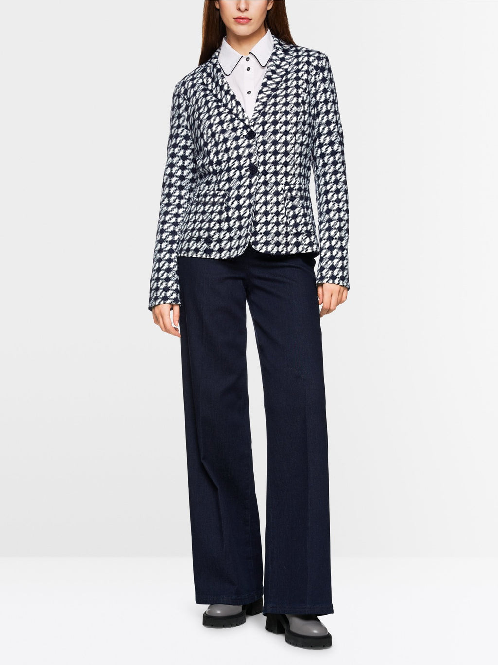 Printed blazer