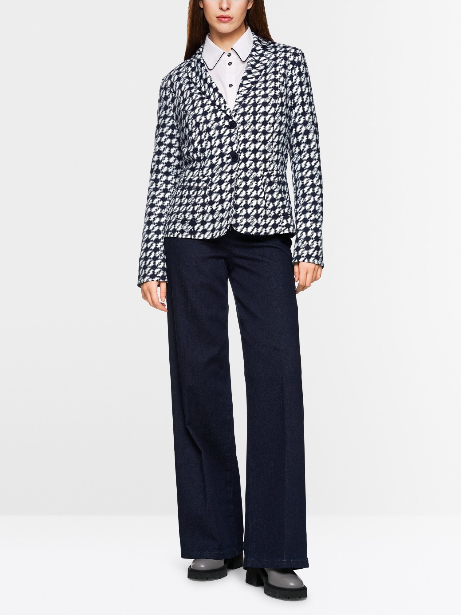 Printed blazer