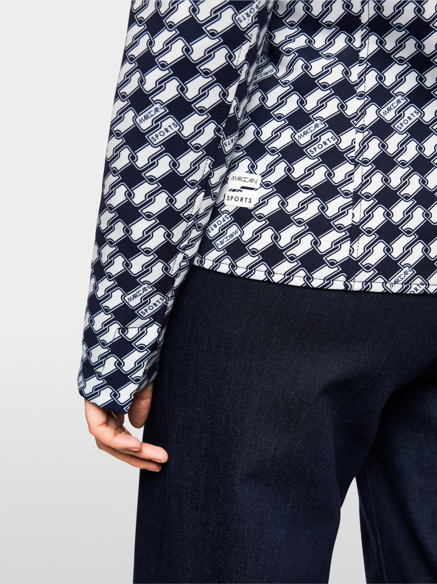 Printed blazer