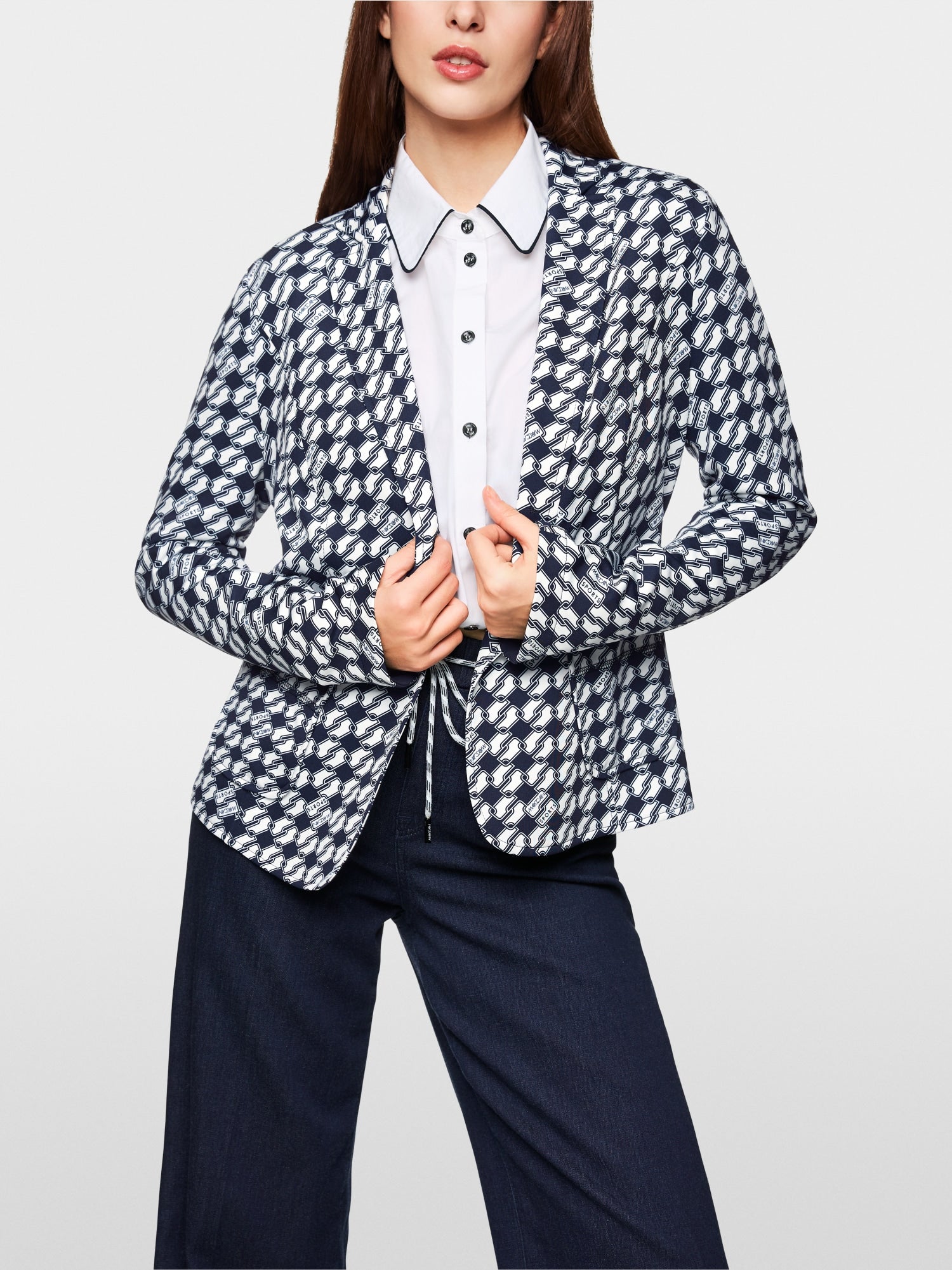 Printed blazer