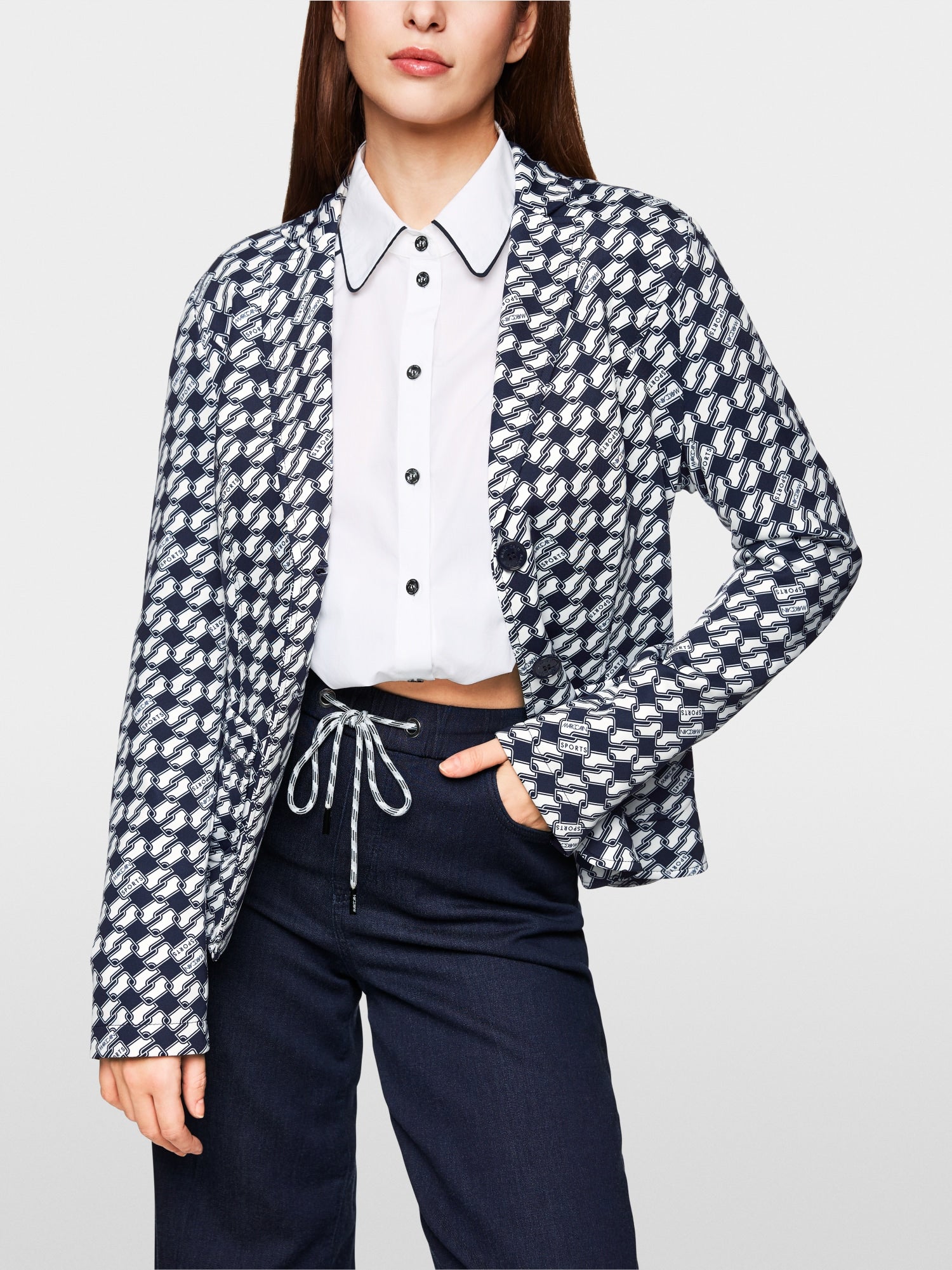 Printed blazer