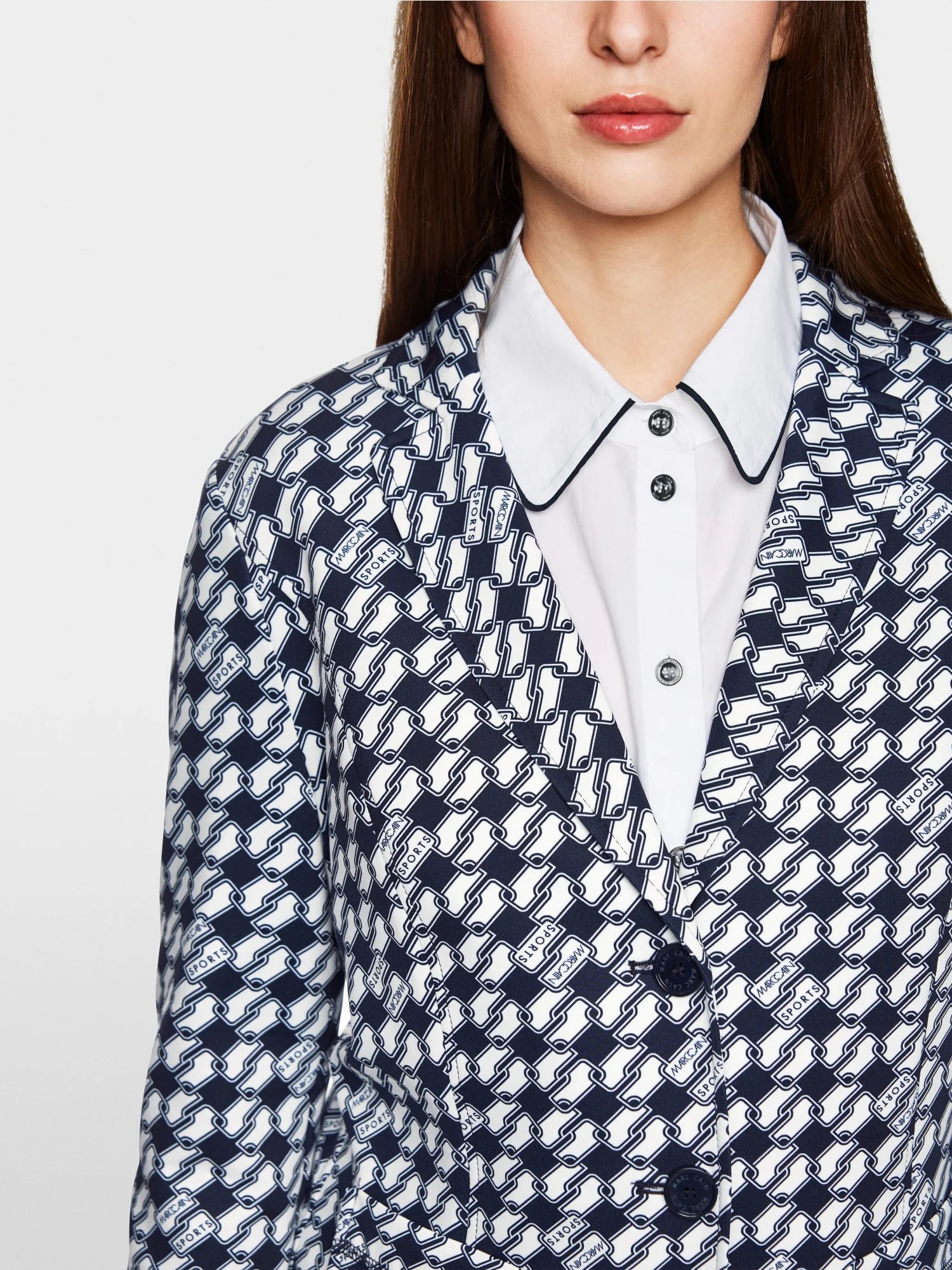 Printed blazer
