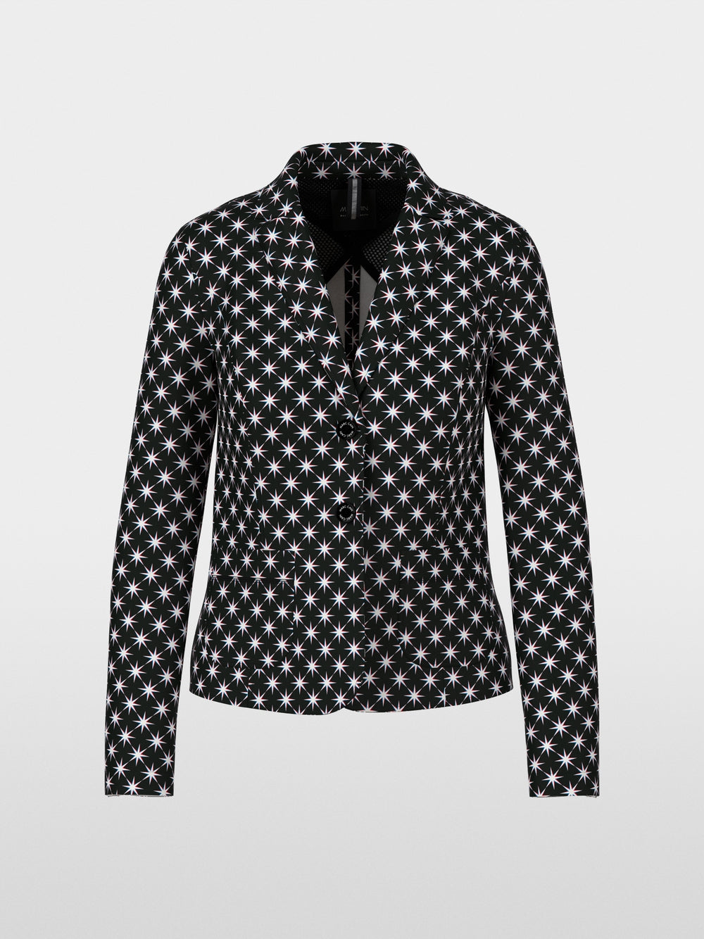 Blazer with snow star print