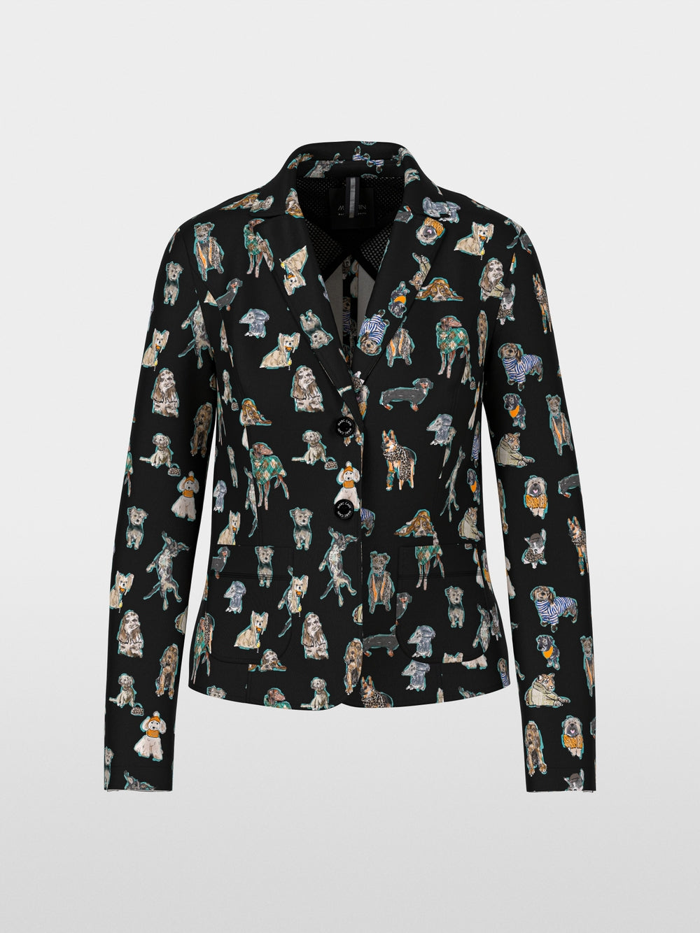 Scuba blazer with doggy print