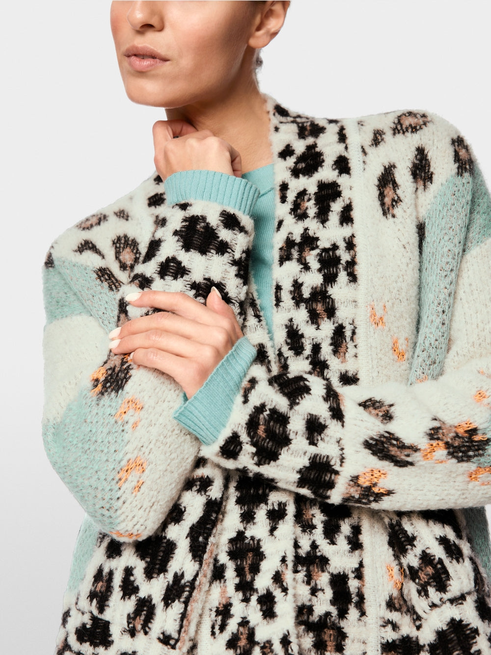 Knitted in Germany open cardigan