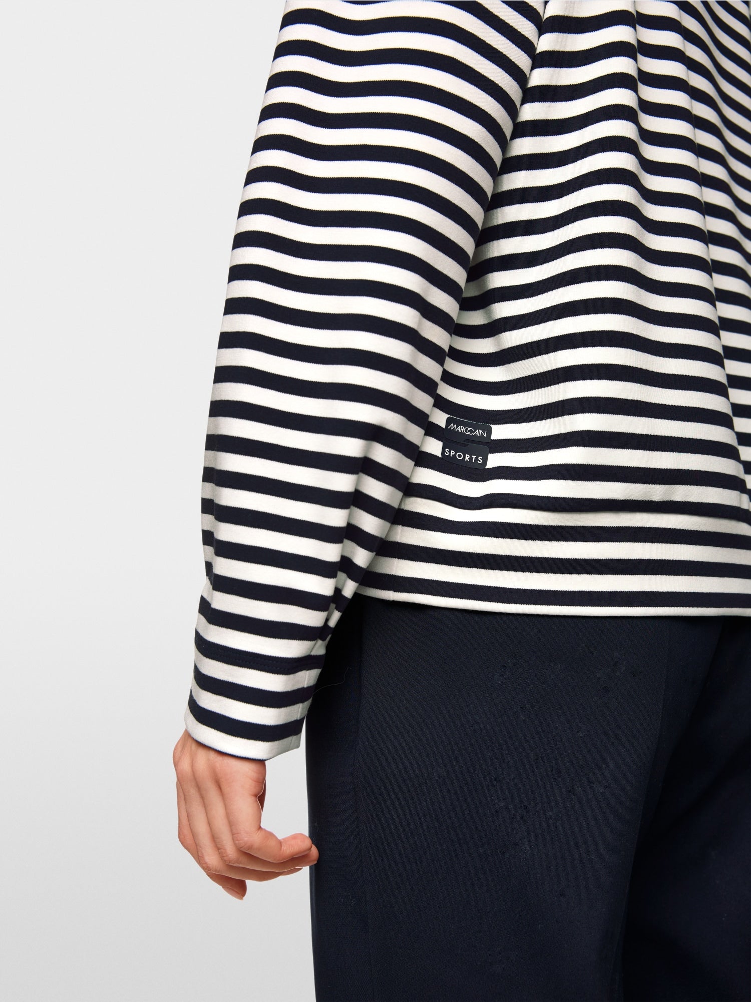 Ring-knitted sweatshirt