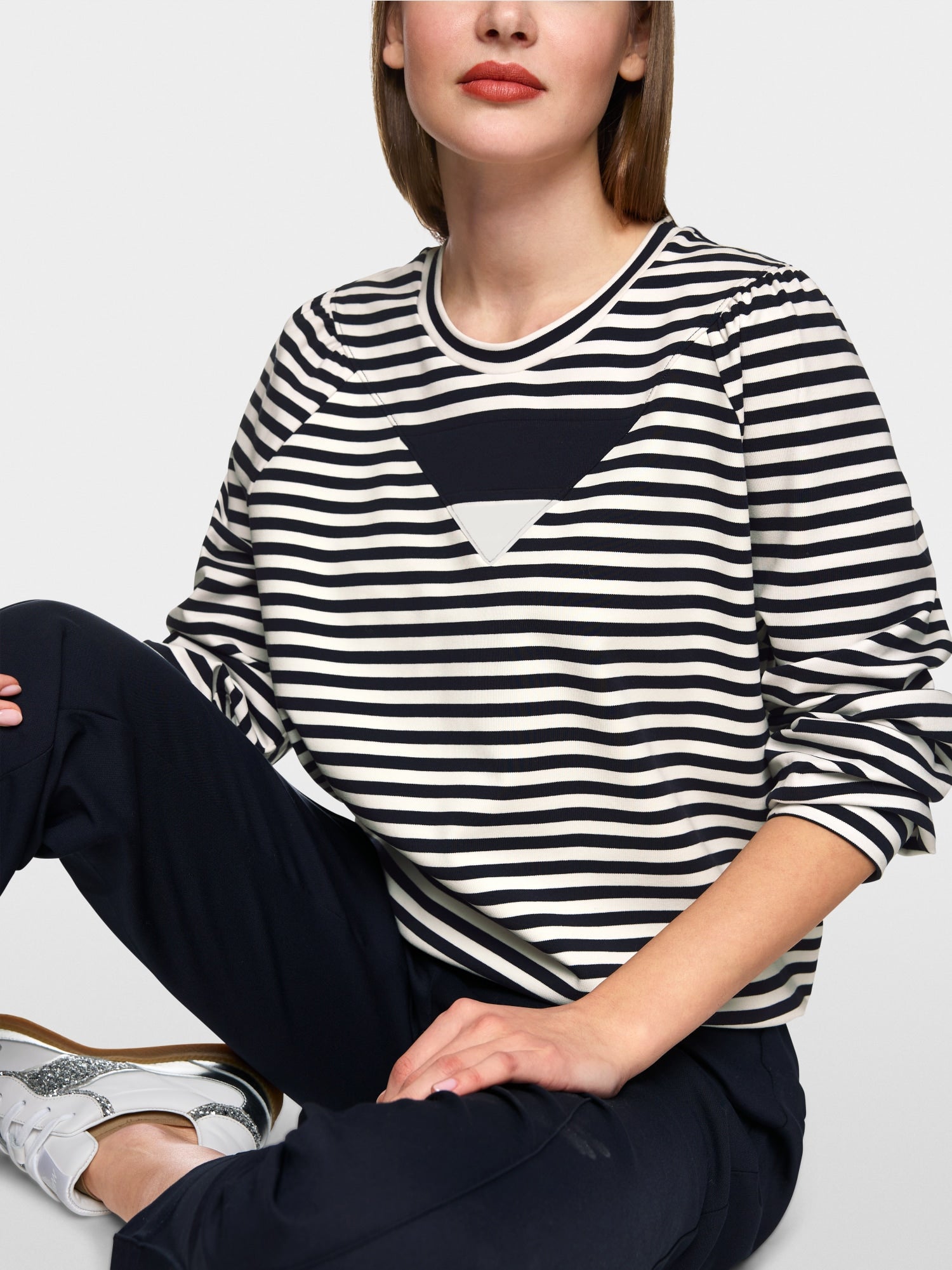 Ring-knitted sweatshirt