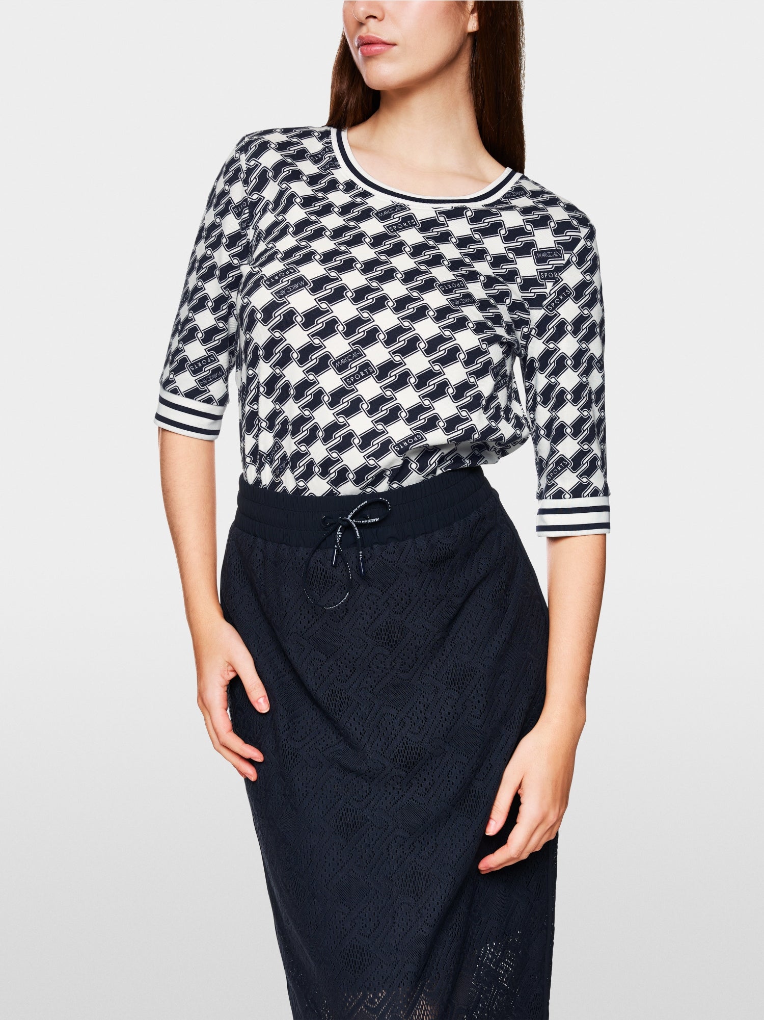 Jersey shirt with print