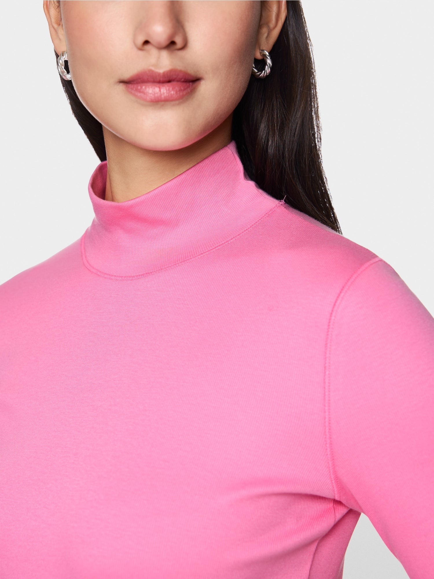 Basic stretch cotton shirt