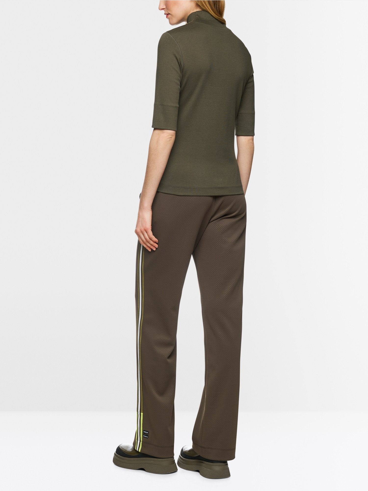 Basic stretch cotton shirt